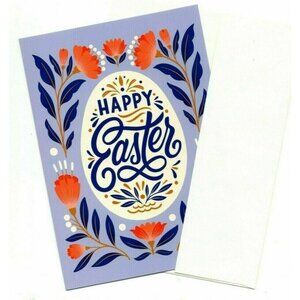 Happy Easter Greeting Card Warm Wishes Wishing Seasonal Holiday Blessings Gift
